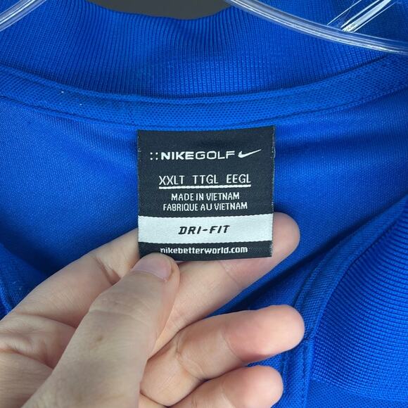 Nike Golf Polo - Blue - Size XXLT - Great Condition - Picture 3 of 4